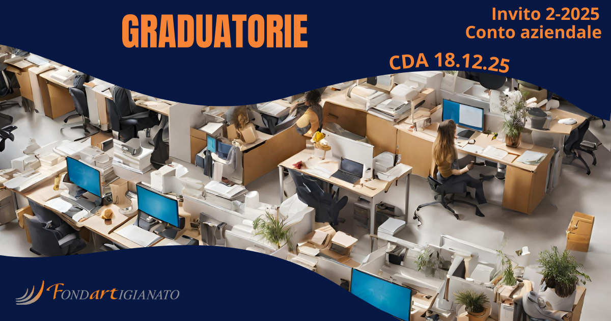Graduatorie Approvate Invito 2-2025 Linea 2, Linea 3, Linea 8, Linea 10 e Conto Aziendale CdA del 18.12.2025