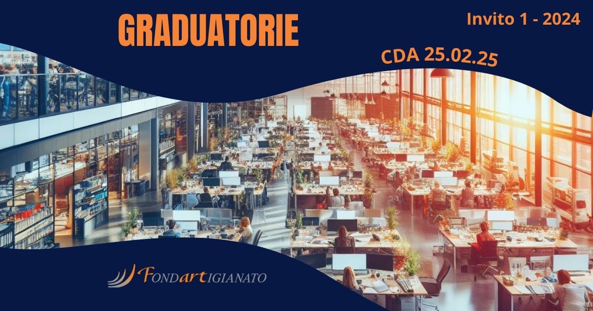 Graduatorie Approvate Invito1-2024 CdA del 25.02.2025