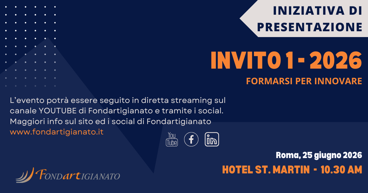 Seminario tecnico di presentazione dell'Invito 1-2026 - 25 giugno 2026